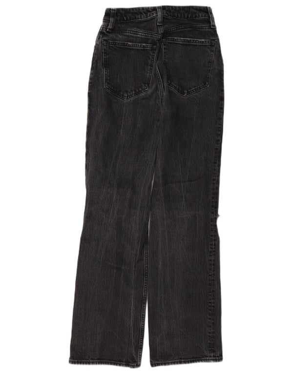 Abercrombie & Fitch Jeans sueltos desgastados para mujer W23 L29 Gris 90s
