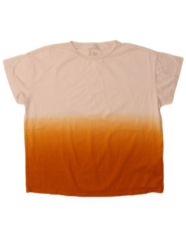Hugo Boss Hombre Camiseta Top Grande Blanco Colorblock Algodón