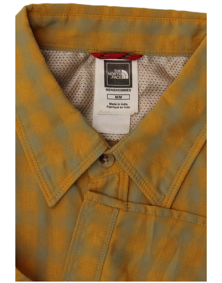 Camisa The North Face Hombre Manga Corta Medium Yellow Check Modal