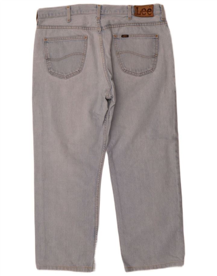 Lee Jeans Rectos Para Hombre W38 L27 Algodón Azul