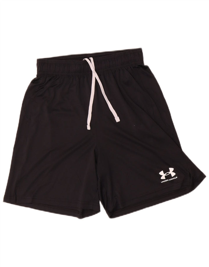 Under Armour Pantalones cortos deportivos para hombre mediano negro