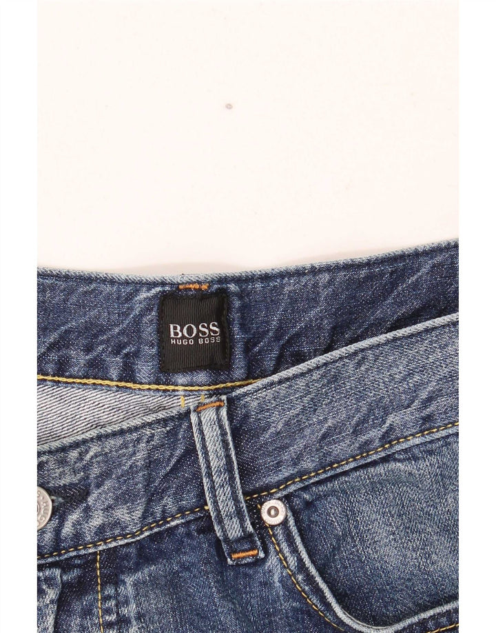 Vaqueros Hugo Boss Hombre Sueltos W38 L30 Algodón Azul