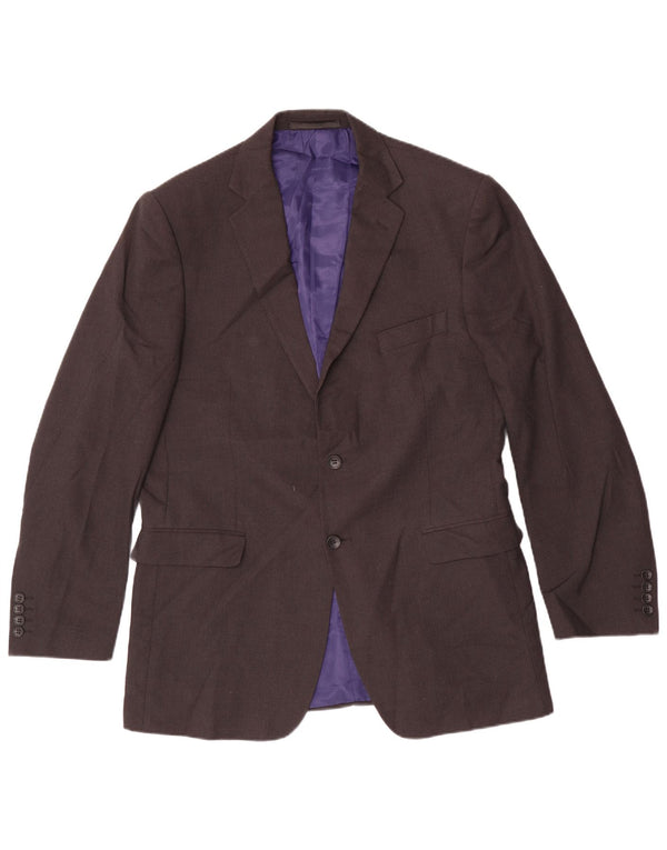 Marks & Spencer Chaqueta tipo blazer de 2 botones para hombre Reino Unido 42 Poliéster gris grande