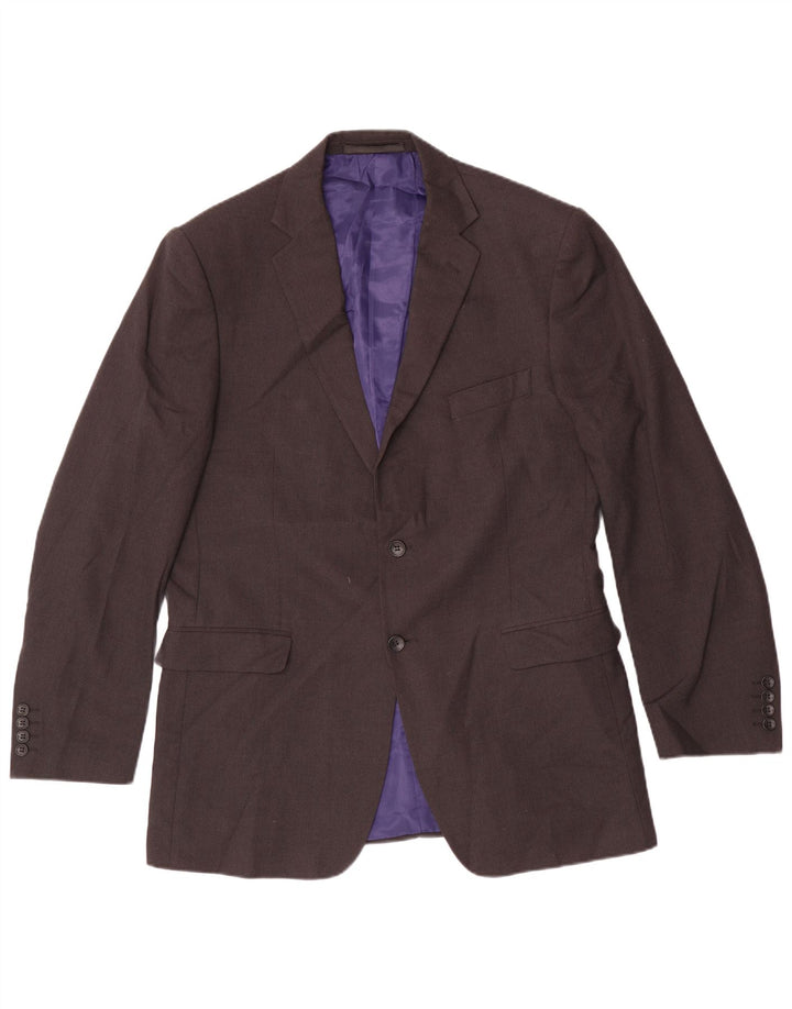Marks & Spencer Chaqueta tipo blazer de 2 botones para hombre Reino Unido 42 Poliéster gris grande
