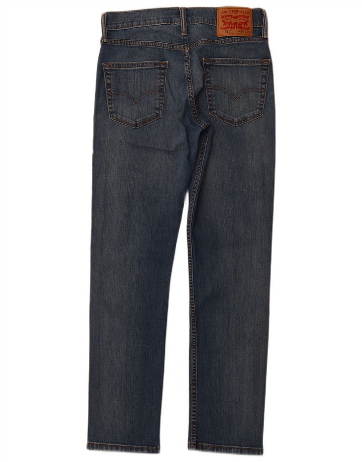 Levi's Hombre 511 Slim Jeans W30 L30 Algodón Azul