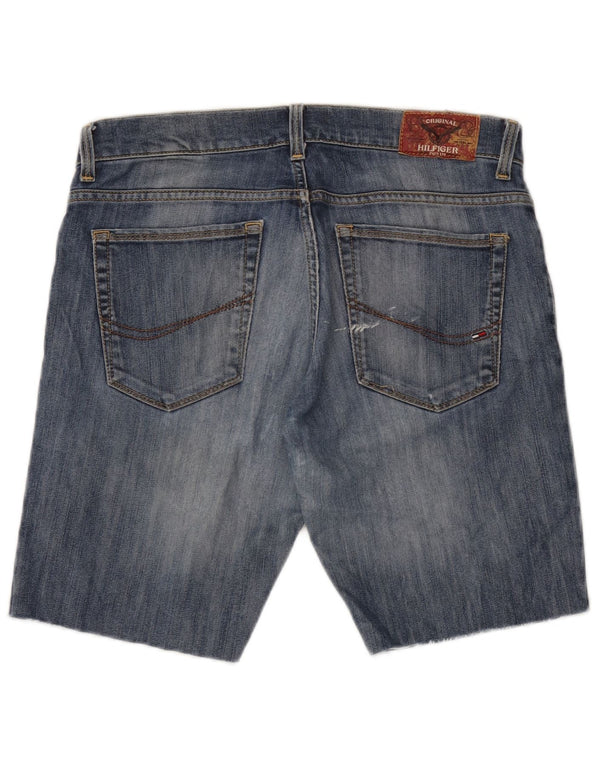 Tommy Hilfiger Pantalones cortos de mezclilla para mujer W34 Azul grande