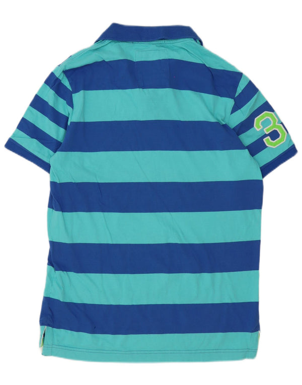 Superdry Polo Graphic Classic Fit para hombre XL de algodón a rayas azules