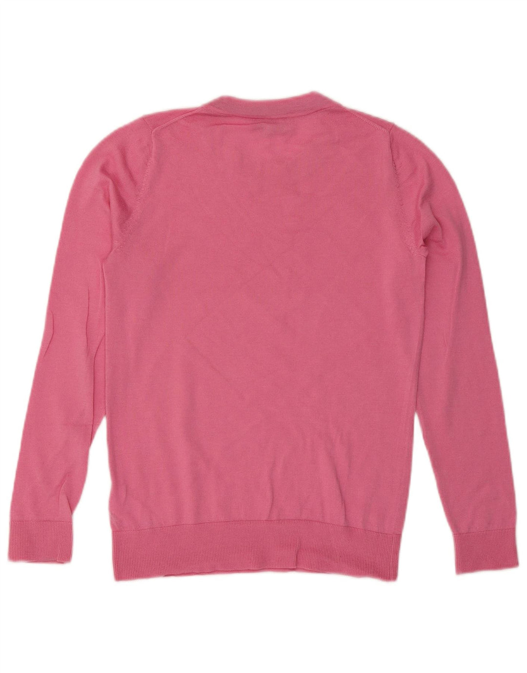 HOBBS Jersey de cuello redondo para mujer UK 12 Lana rosa mediana