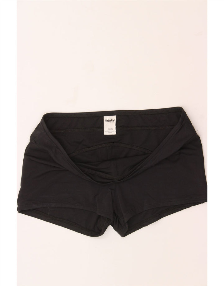 MOSSIMO Womens Sport Shorts UK 14 Large  Black Nylon Vintage Mossimo and Second-Hand Mossimo from Messina Hembry 