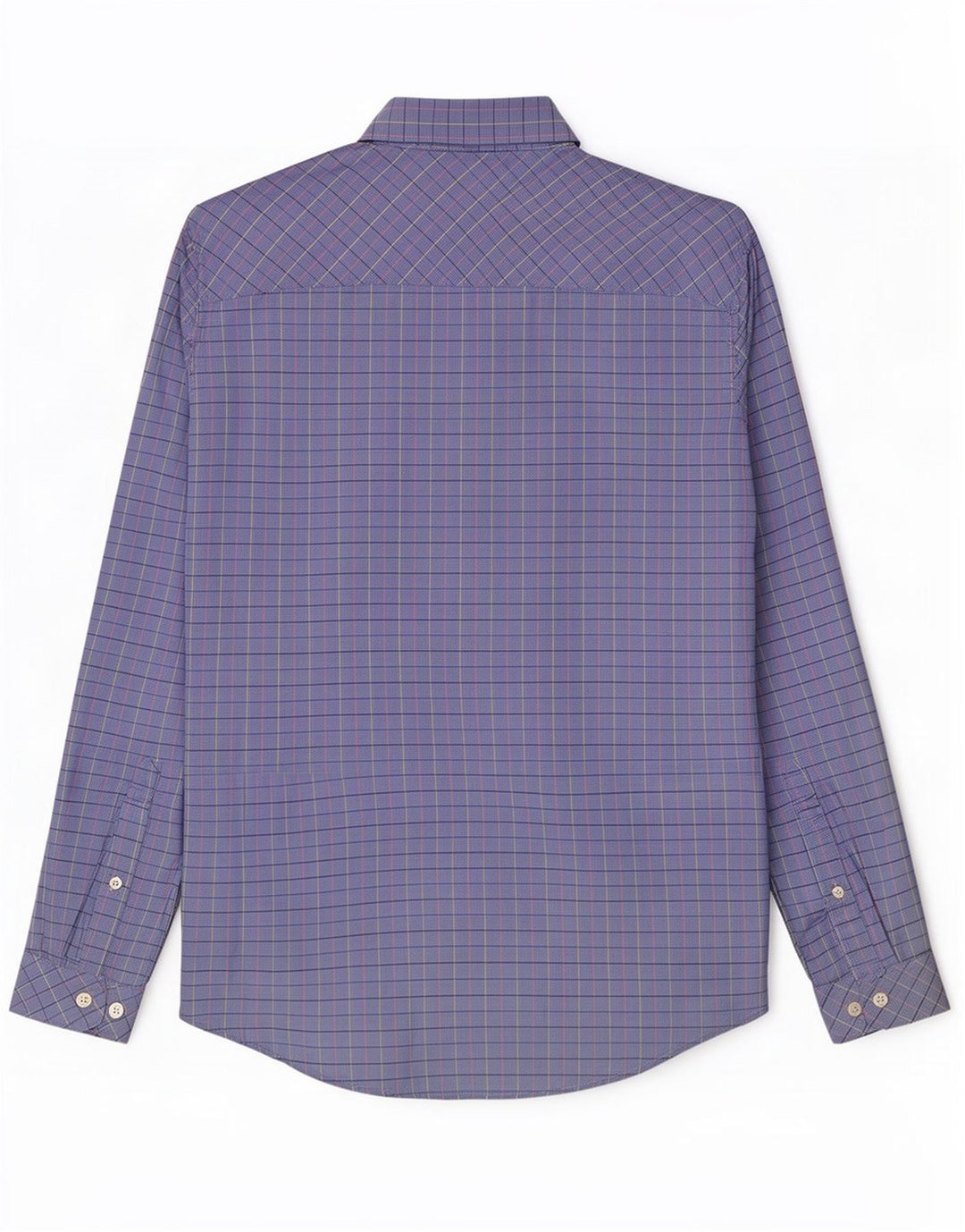 Camisa Joules Hombre Classic Fit Algodón A Cuadros Azul Medio