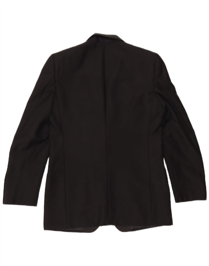 DEL MARE 1911 Chaqueta tipo blazer con 1 botón para hombre UK 38 Medium Black