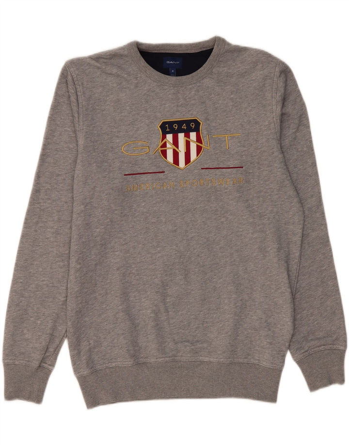 Gant Sudadera Gráfica De Algodón Gris Medio |
