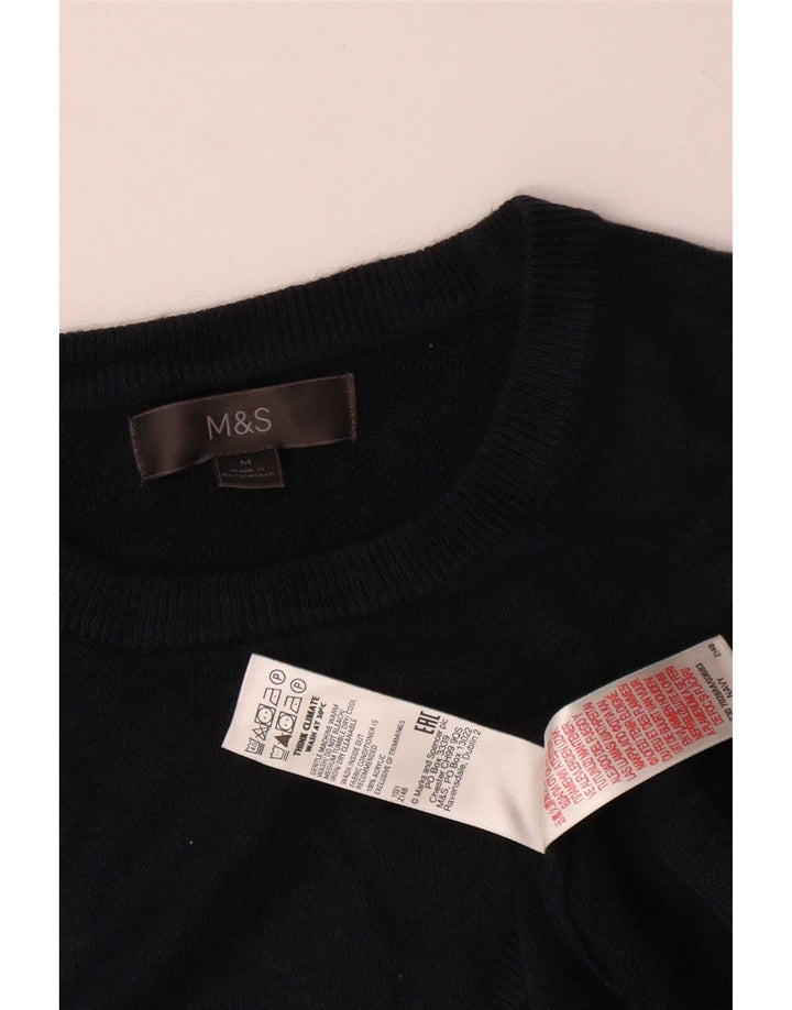 Marks & Spencer Suéter De Cuello Redondo Para Hombre Acrílico Azul Marino Medio