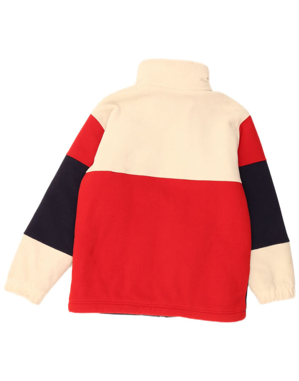 CRANE Chaqueta polar holgada para hombre UK 36 Small Multicolor Colorblock