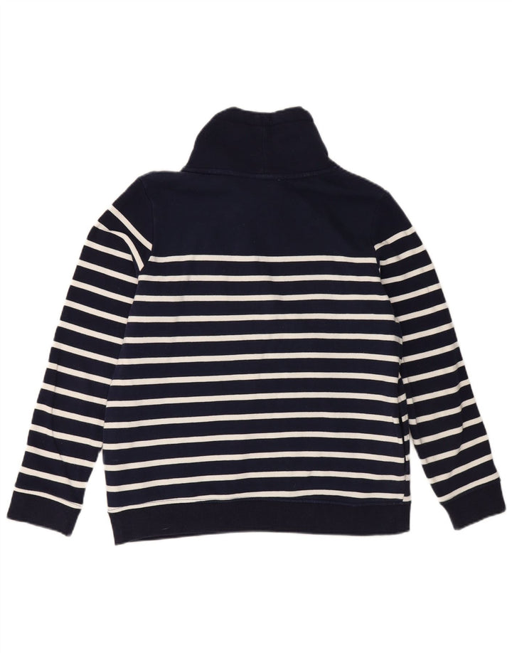 JOULES Sudadera extragrande para mujer UK 10 Small Azul marino a rayas