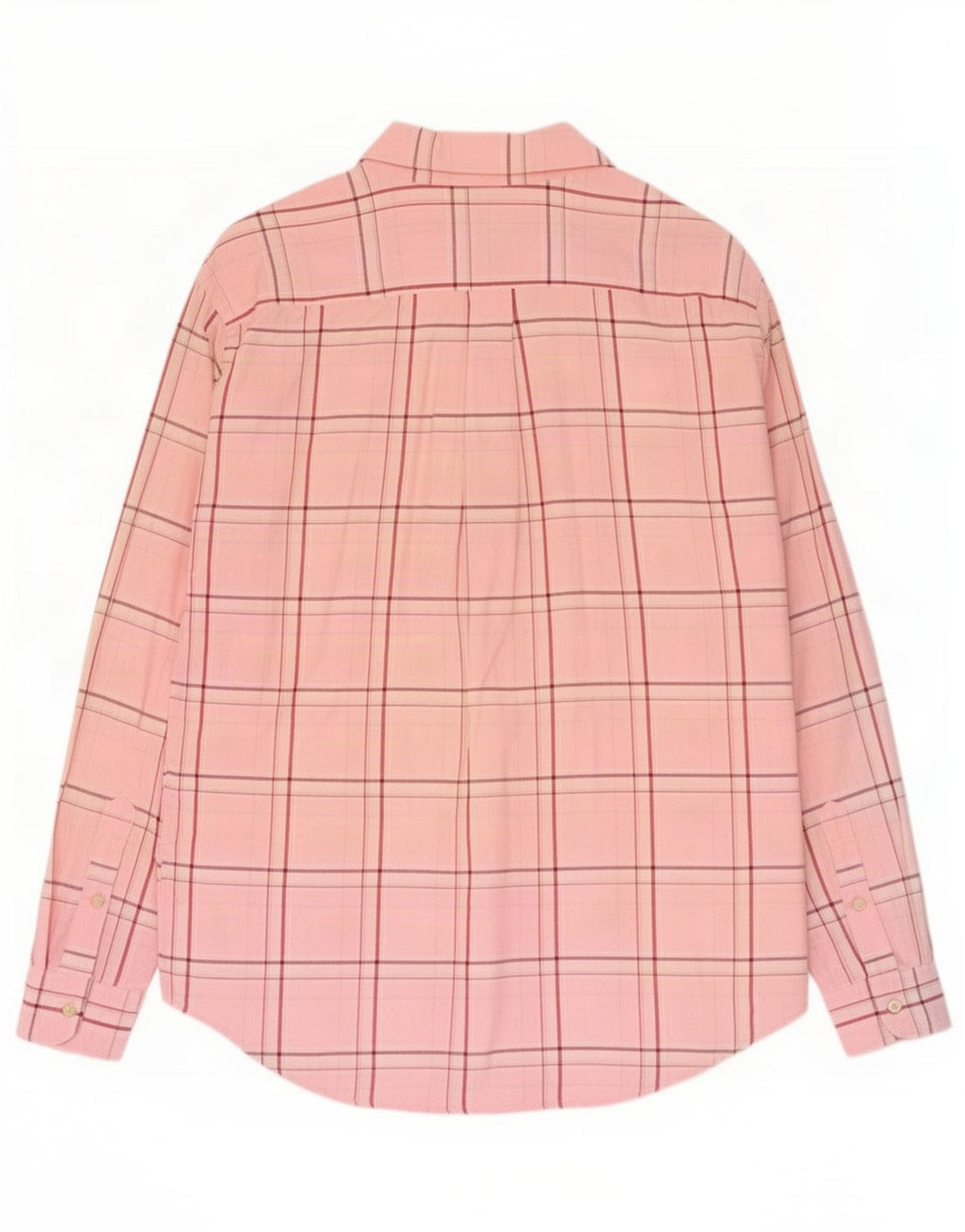 Murphy & Nye Camisa para hombre grande a cuadros rosa