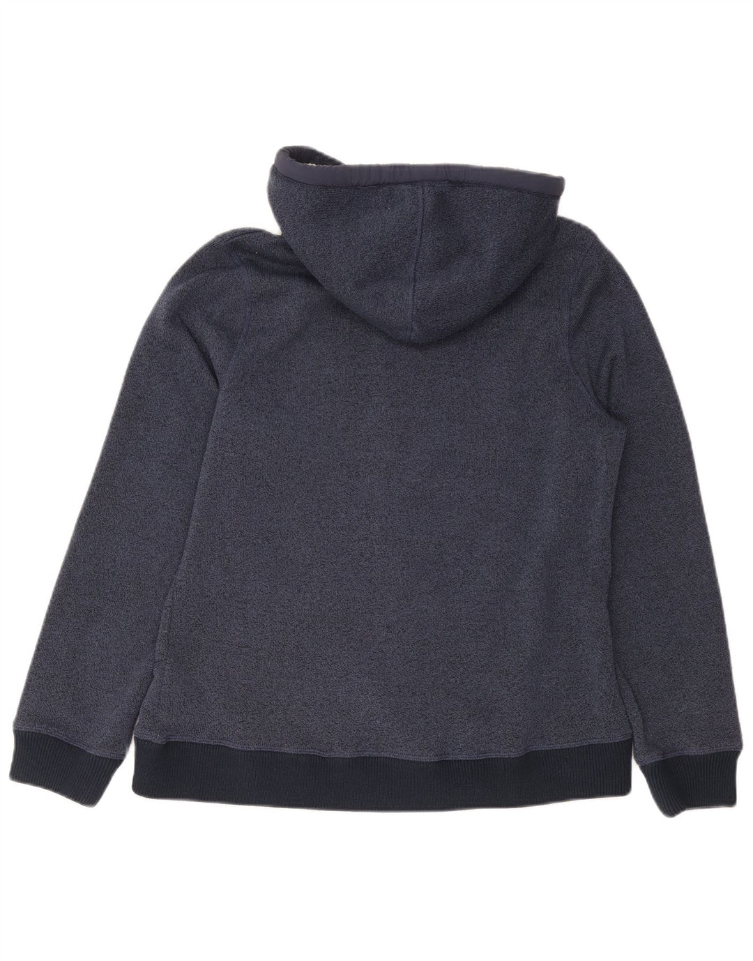 Weird Fish Sudadera con capucha y cremallera para mujer UK 40 Grande Poliéster azul marino