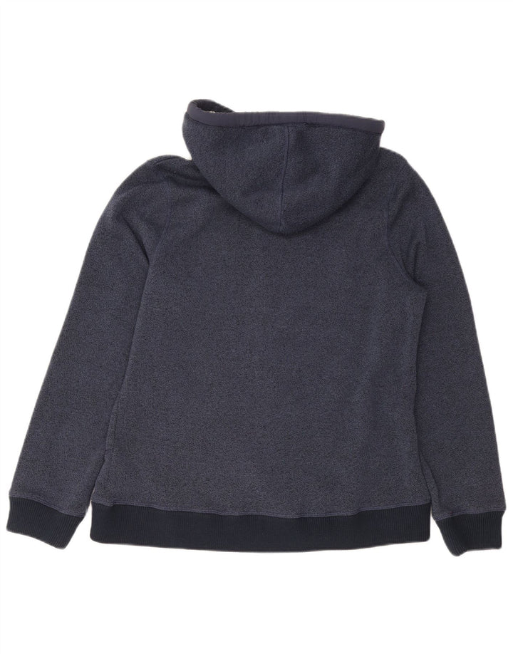 Weird Fish Sudadera con capucha y cremallera para mujer UK 40 Grande Poliéster azul marino