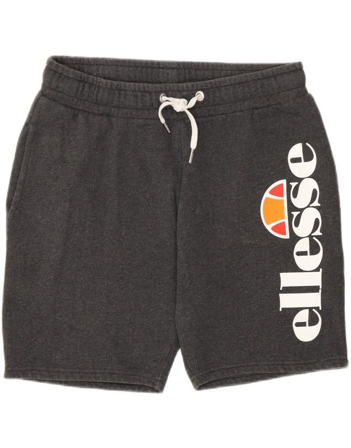 Ellesse Hombre Graphic Sport Shorts Algodón Gris Medio