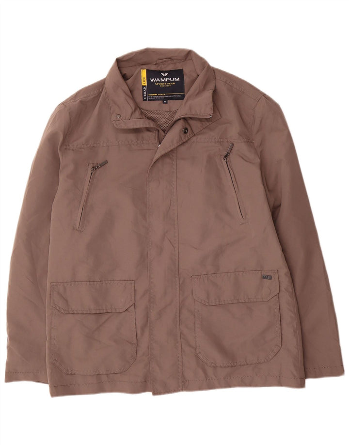 Wampum Chaqueta utilitaria para hombre UK 38 Poliéster gris medio