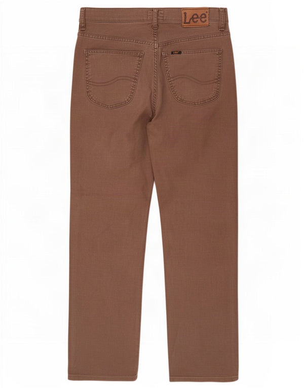 Vaqueros rectos Lee para hombre W32 L34 Algodón marrón