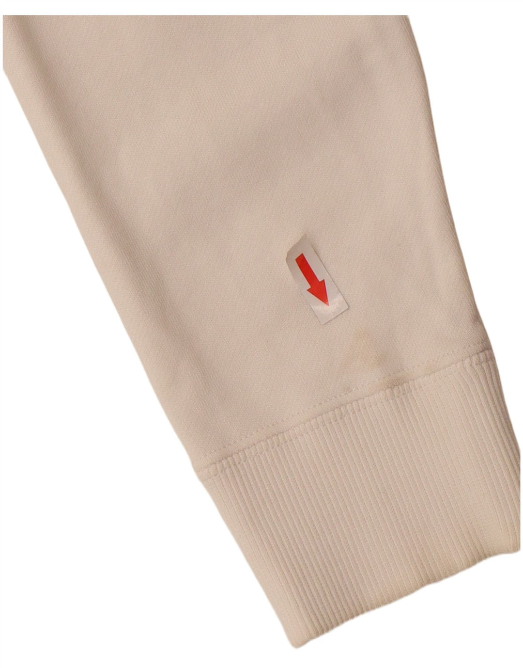 Calvin Klein Jeans Sudadera gráfica para mujer Jumper UK 14 Mediano Blanco