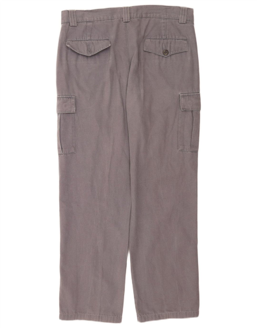 Pantalones cargo rectos para hombre Rifle W36 L34 Algodón gris