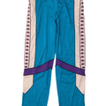 Kappa Hombre Pantalones De Chándal Gráficos De Triacetato Con Bloques De Color Azul Grande