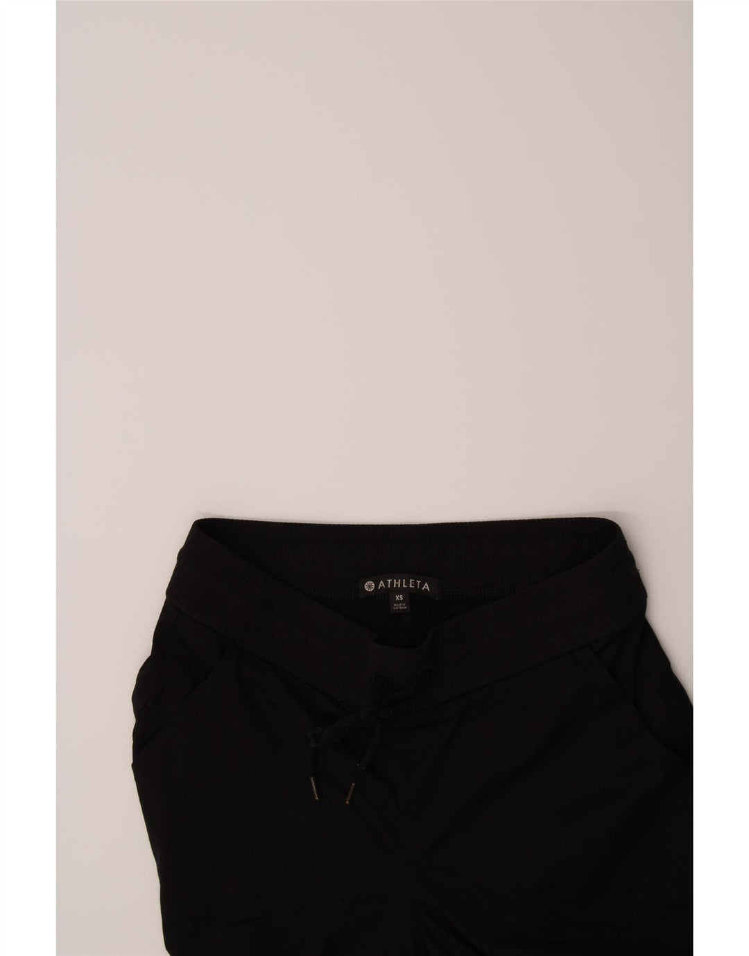 ATHLETA Womens Tracksuit Trousers Joggers UK 6 XS  Black Polyester Vintage Athleta and Second-Hand Athleta from Messina Hembry 
