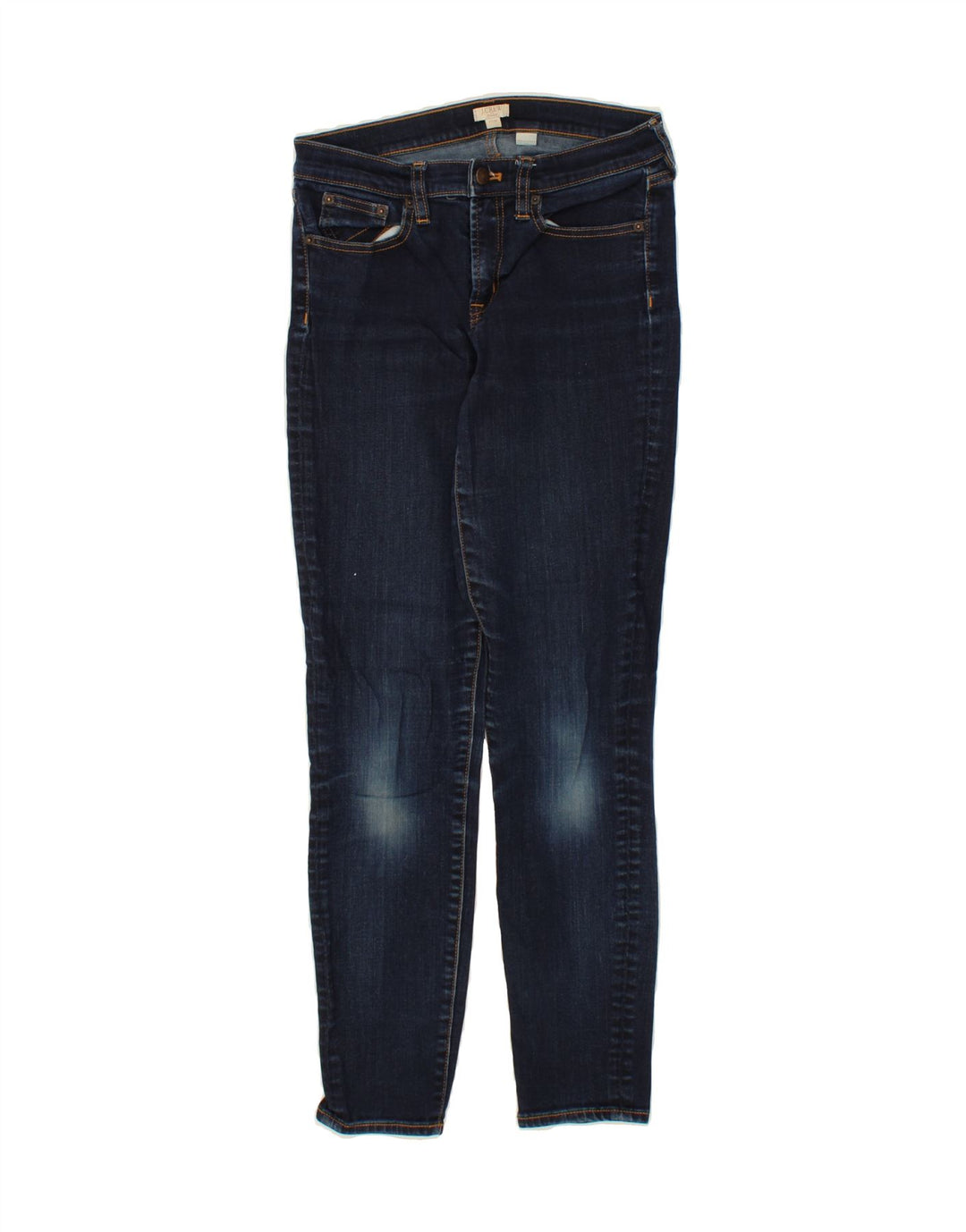J. CREW Womens Stretch Slim Jeans W27 L28 Navy Blue Cotton Vintage J. Crew and Second-Hand J. Crew from Messina Hembry 