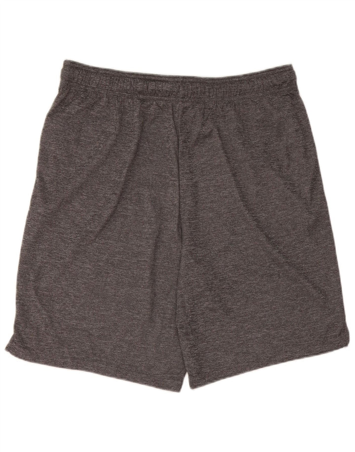 SUPERDRY Pantalones cortos deportivos para hombre poliéster moteado gris grande