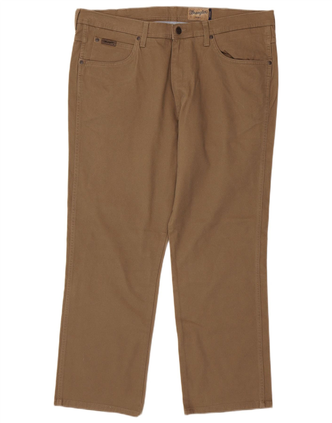 WRANGLER Pantalones casuales rectos elásticos Arizona para hombre W40 L30 Marrón