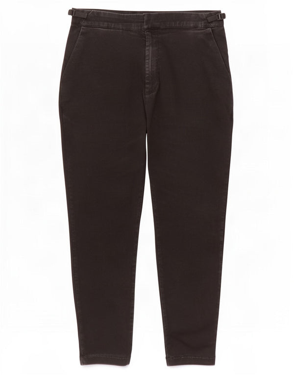 Zara Mujer Pantalones Cortos Cónicos Grande W32 L24 Negro