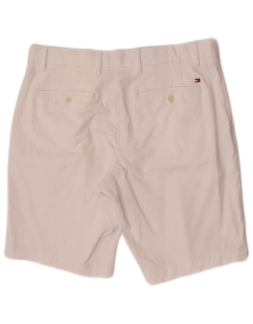 Tommy Hilfiger Pantalones cortos chinos para hombre W33 Algodón blanco mediano