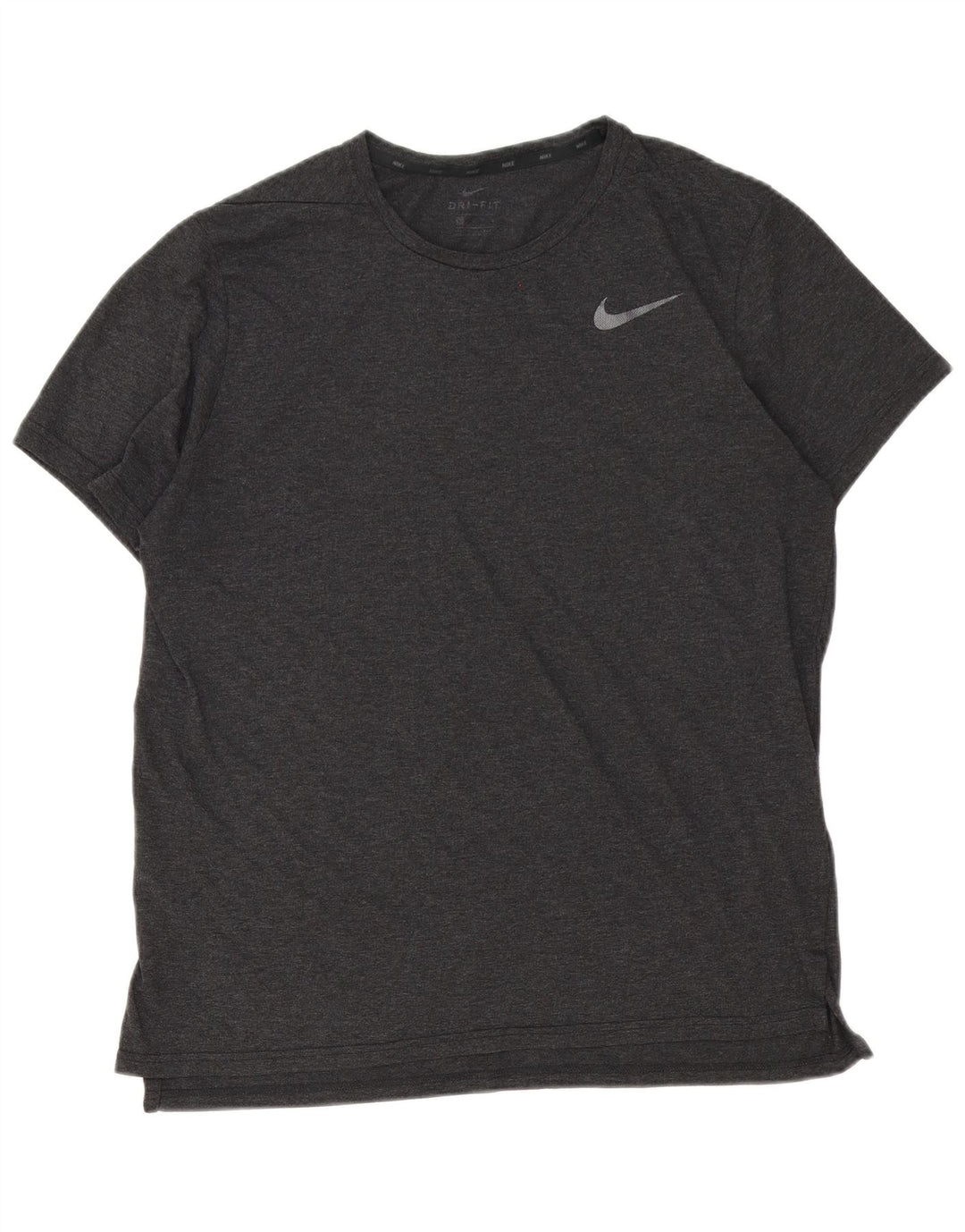 Camiseta Nike Dri Fit para hombre Top poliéster gris medio