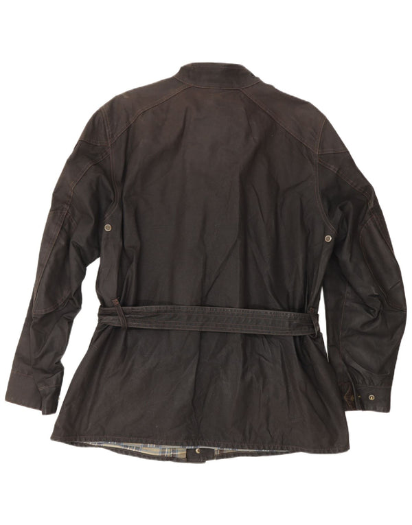 Belstaff Chaqueta de algodón encerado para hombre Reino Unido 40 Algodón marrón grande