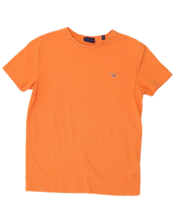 Gant Camiseta Slim Fit De Algodón Naranja Medio para Hombre
