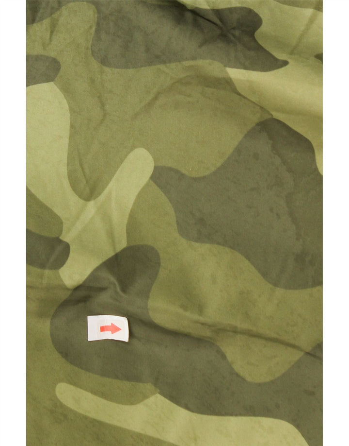 Champion Chaqueta acolchada con capucha para hombre UK 38 Camuflaje caqui mediano