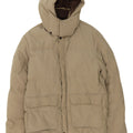 Invicta Chaqueta acolchada con capucha para hombre UK 40 Large Beige Poliamida