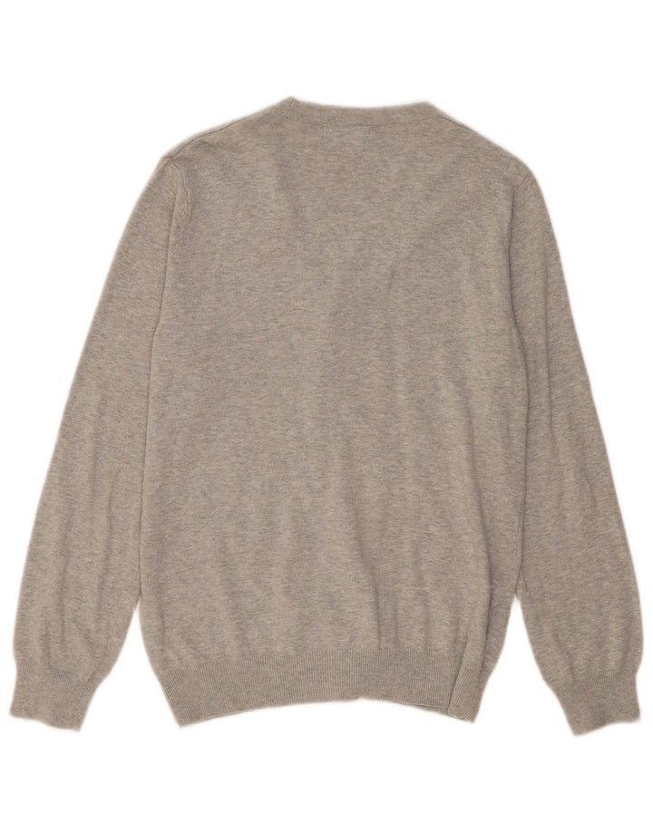 Fred Perry Cárdigan Para Hombre De Algodón Gris Medio