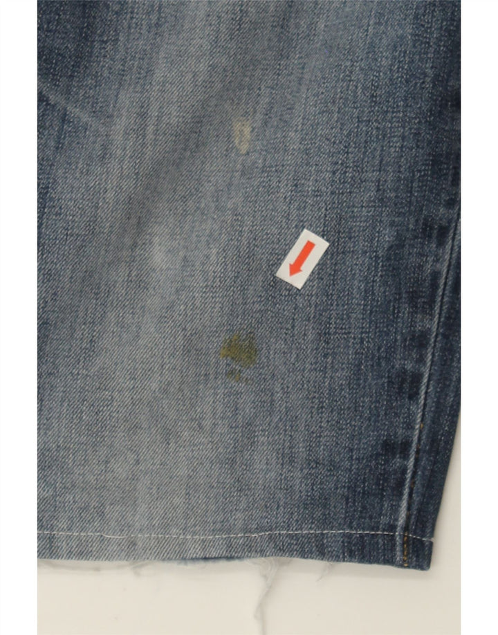 RIFLE Mens Denim Shorts W34 Large Blue Cotton Vintage Rifle and Second-Hand Rifle from Messina Hembry 