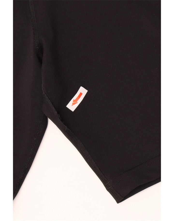 Adidas Pantalones cortos deportivos para mujer UK 12 Mediano Negro Poliéster