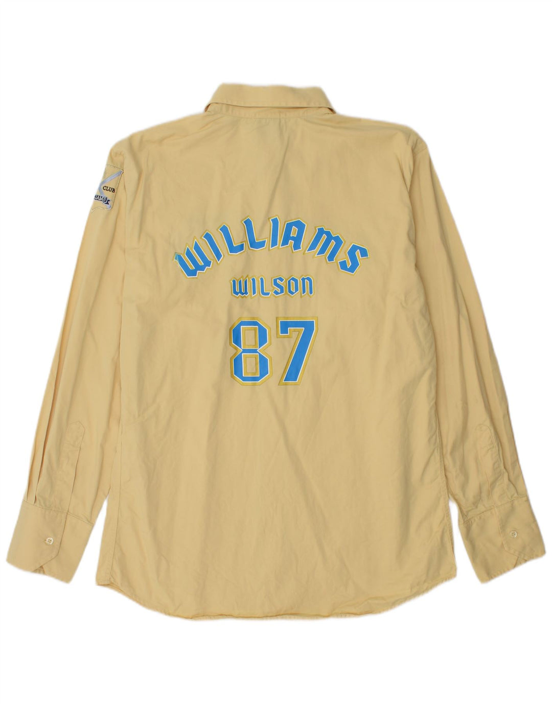 Williams Wilson Camisa gráfica para hombre XL Algodón amarillo