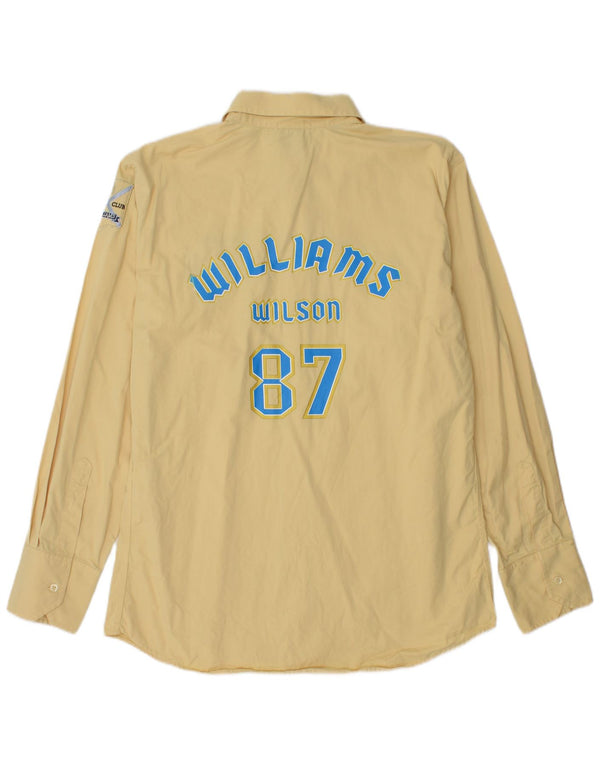Williams Wilson Camisa gráfica para hombre XL Algodón amarillo
