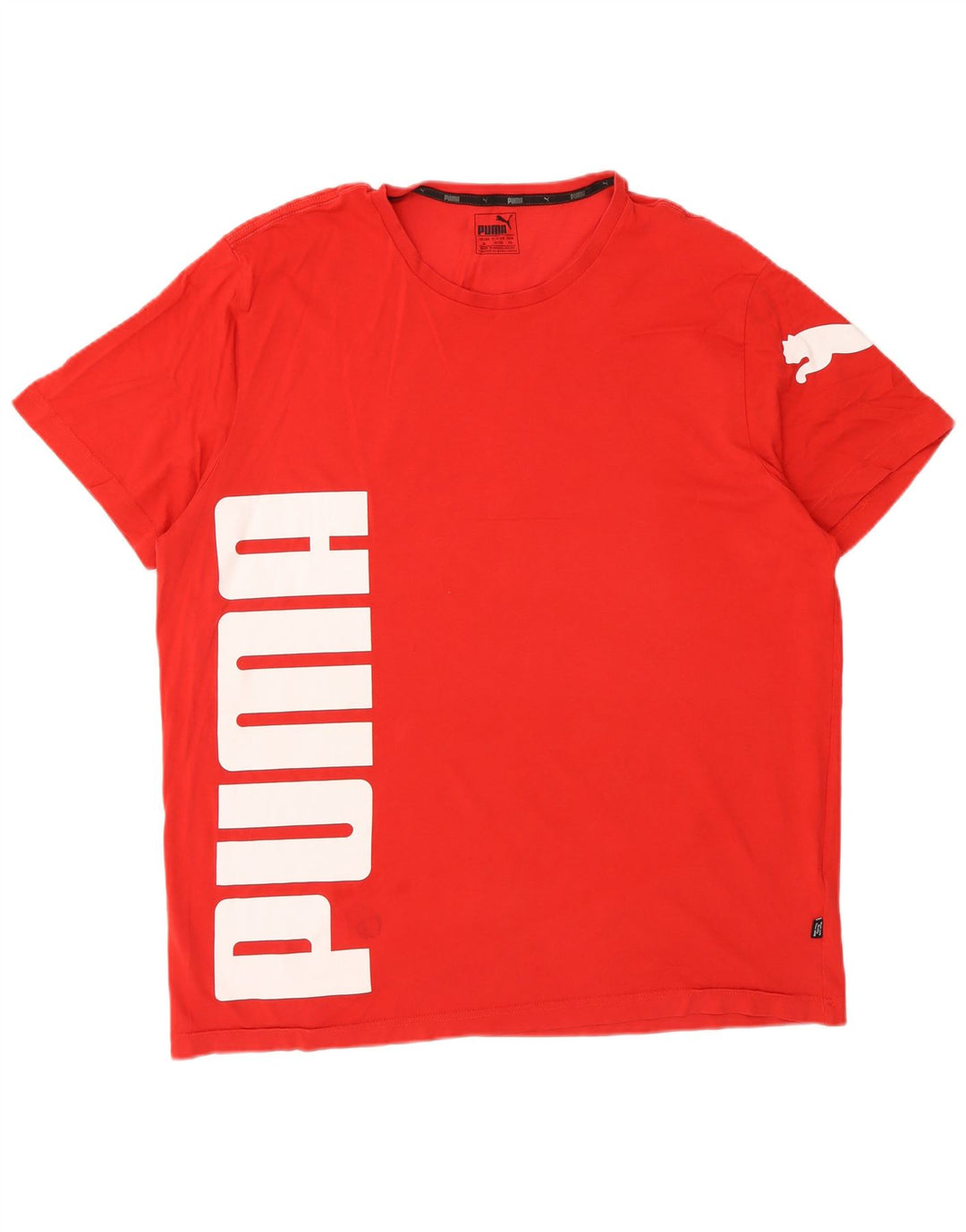 Puma Camiseta gráfica para hombre Top XL Rojo