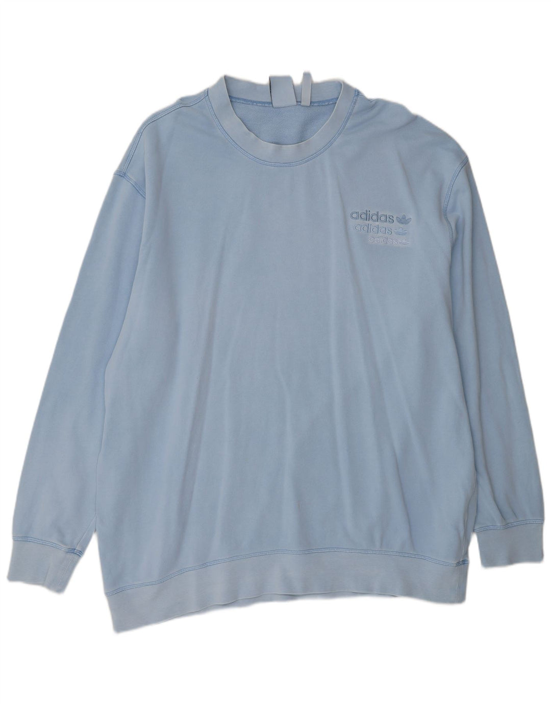 ADIDAS Sudadera Hombre Jumper 2XL Algodón Azul