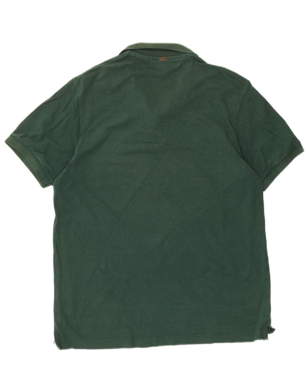 Polo Sun68 para hombre de algodón verde grande