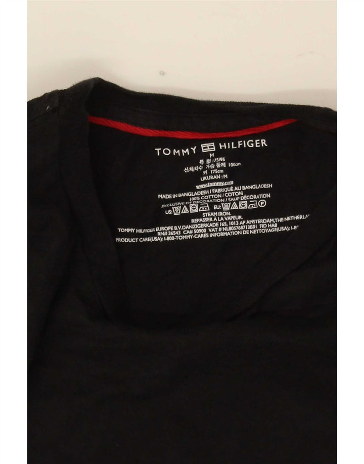 Camiseta Tommy Hilfiger Hombre Top Medium Negro Algodón