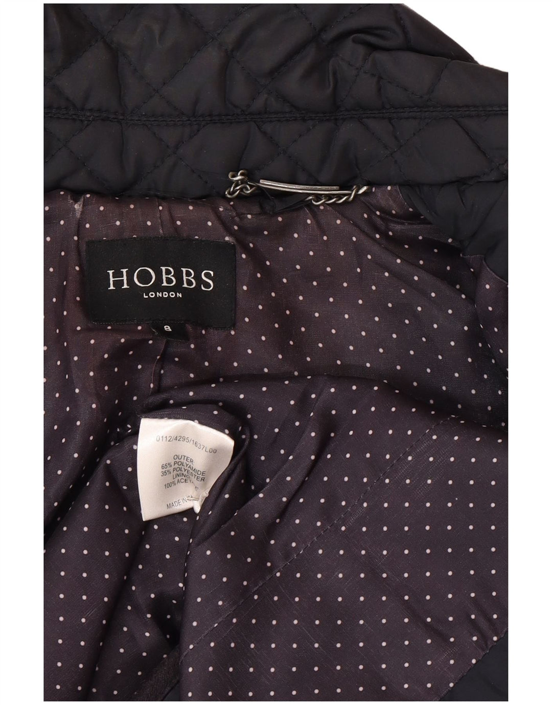 Hobbs Chaqueta acolchada para mujer UK 8 Small Poliamida azul marino