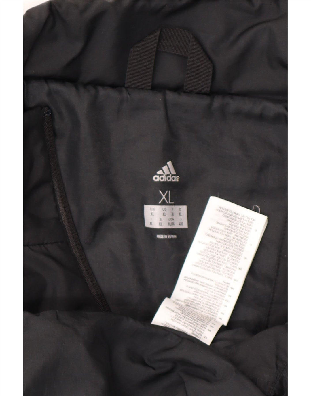 ADIDAS Chaqueta acolchada para hombre ES 42 XL Poliéster negro